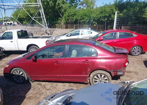 2009 Honda Civic Ex z USA, uszkodzony, nr VIN 2HGFA16839H543878